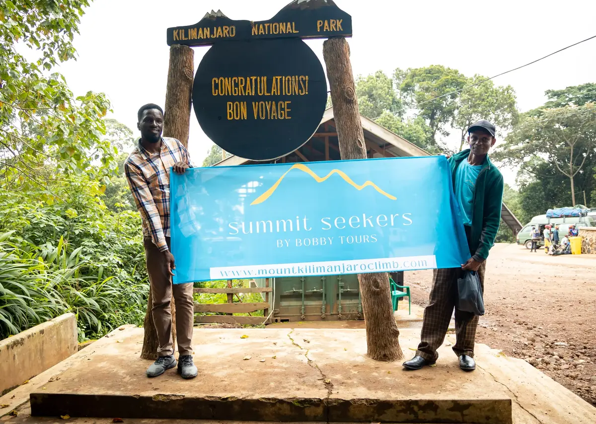 Kilimanjaro glacier at sunrise